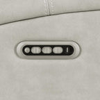 Coaster 603434PPP-S2 2 pc Brickston light grey faux leather power recliners and headrests sofa and love seat set storage and USB