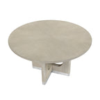 Homelegance Clara 5-Piece Wire Brushed Light Grey Finish Wood Round Contemporary Dining Table Set – 6066NN-54RD-5PC