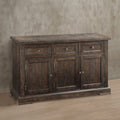 Acme 60744 Landon salvage brown finish wood distressed farmhouse style dining buffet server sideboard cabinet