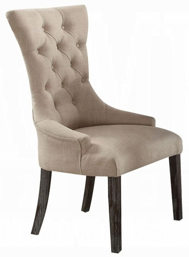 Acme 60820-22-23 7 pc Gerardo white marble top espresso finish wood dining table set