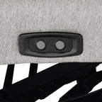 Coaster 609560P 5 pc Collins grey fabric power motion modular sectional sofa wall hugger design