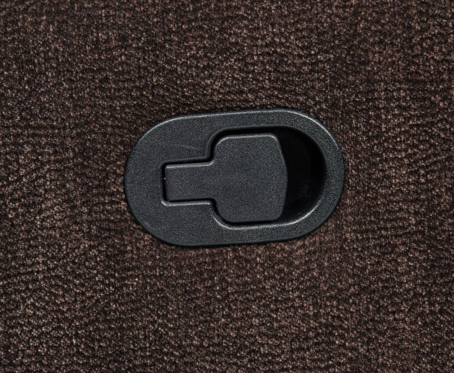 Coaster 609571-S2 2 pc Navarro dark brown chenille fabric sofa and love seat set recliner ends