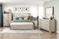 Homelegance Aeon Two-Tone Brown and Grey Wood Grain Finish LED lighting 4-Piece Bedroom Set – 2496-4PC