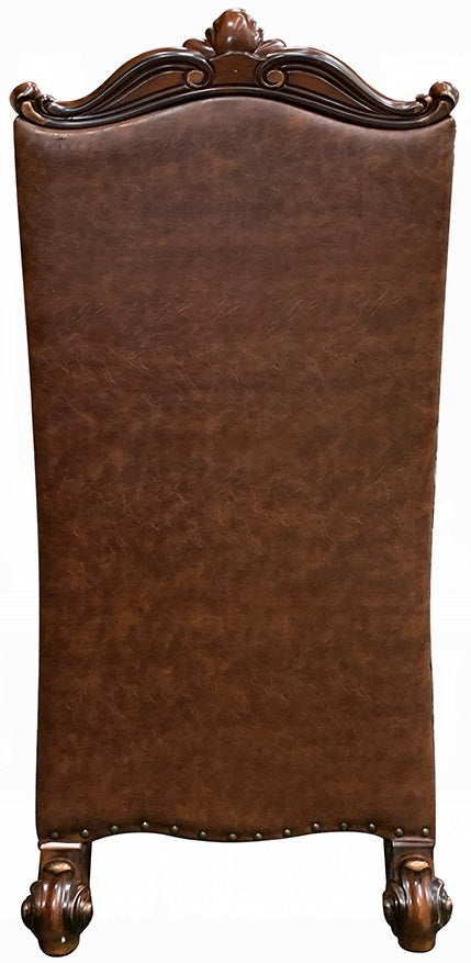 Acme 61100-02-03 7 pc Astorai grand welton versailles cherry oak finish wood double pedestal dining table set