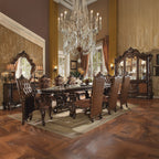 Acme 61100-02-03 7 pc Astorai grand welton versailles cherry oak finish wood double pedestal dining table set