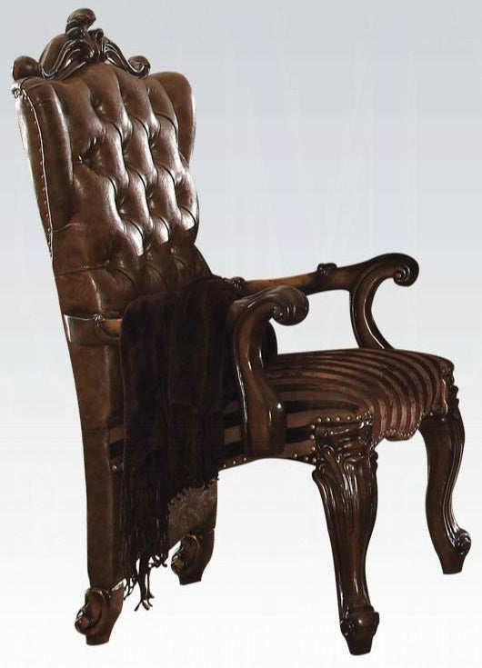 Acme 61100-02-03 7 pc Astorai grand welton versailles cherry oak finish wood double pedestal dining table set