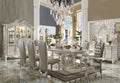 Acme 61130-32-33 7 pc Astoria grand welton versailles bone white wash finish wood dining table set
