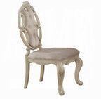 Acme 61280-82-83 7 pc Astoria grand roudebush ragenardus antique white finish wood dining table set