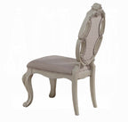 Acme 61280-82-83 7 pc Astoria grand roudebush ragenardus antique white finish wood dining table set