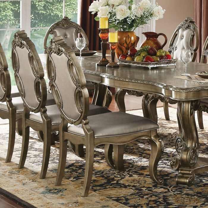 Acme 61290-92-93 7 pc Astoria grand roudebush ragenardus vintage oak finish wood dining table set