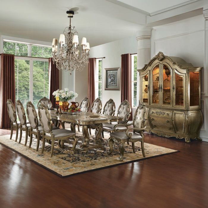 Acme 61290-92-93 7 pc Astoria grand roudebush ragenardus vintage oak finish wood dining table set