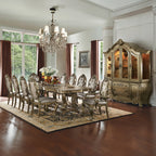 Acme 61290-92-93 7 pc Astoria grand roudebush ragenardus vintage oak finish wood dining table set