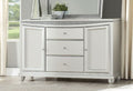 Acme 61804 Maverick platinum finish wood rhinestone inlay server sideboard cabinet