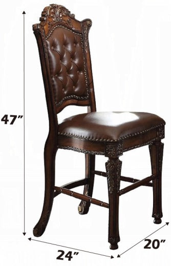 Acme 62025-34 7 pc Astoria grand welles vendome ii cherry finish wood counter height dining table set