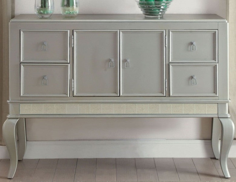 Acme 62084 Francesca champagne finish wood sideboard server buffet cabinet