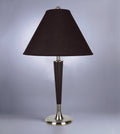 6267T Set of 2 Alexis contemporary style table lamp with black lamp shade
