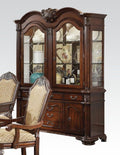 Acme 64079 Astoria grand liam chateau de ville ii espresso finish wood curio china cabinet hutch and buffet
