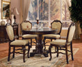 Acme 64082-84 5 pc Astoria grand chateau de ville ii espresso finish wood 48" round counter height dining table set