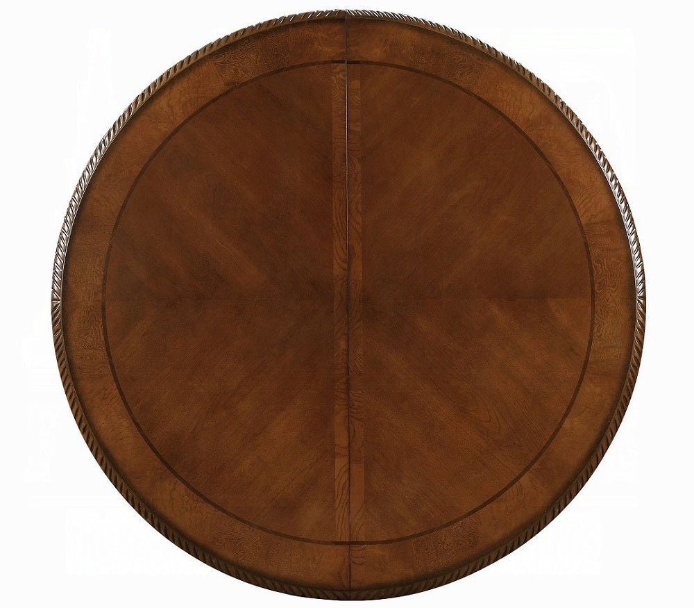 Acme 64170-77 5 pc Astoria grand chateau de ville ii cherry finish wood 48" round / oval dining table set