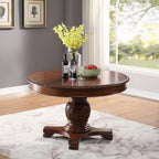 Acme 64170-77 5 pc Astoria grand chateau de ville ii cherry finish wood 48" round / oval dining table set