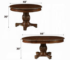 Acme 64170-77 5 pc Astoria grand chateau de ville ii cherry finish wood 48" round / oval dining table set