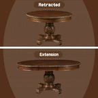 Acme 64170-77 5 pc Astoria grand chateau de ville ii cherry finish wood 48" round / oval dining table set