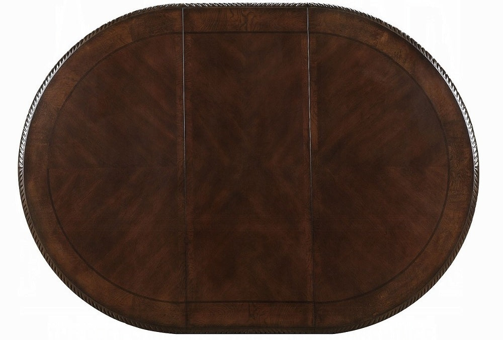 Acme 64175-77 5 pc Astoria grand chateau de ville ii espresso finish wood 48" round / oval dining table set