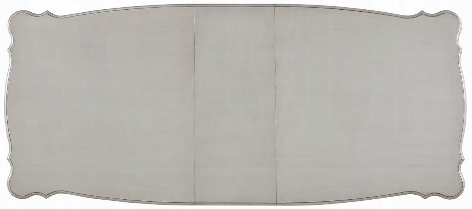 Acme 67440-42-43 7 pc Astoria grand gorsedd antique white finish wood pedestal dining table set