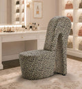 Best Master Snow Leopard Print High Heel Shoe Accent Chair – 6900SLACH