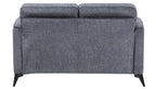 Tristan Grey Fabric Sofa & Love Seat Set – 9733DGY-SL