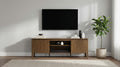 Thori Dark Brown 63" 2-Door Mid-Century Modern TV Stand – 701672