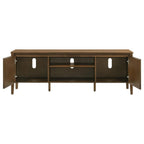 Thori Dark Brown 63" 2-Door Mid-Century Modern TV Stand – 701672
