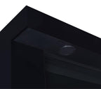 Coaster 701803 Mallory black high gloss finish wood 71" tv stand fireplace bluetooth speaker color change led