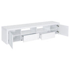Coaster 704262-54 3 pc Wildon home jude white finish wood modern TV stand entertainment center