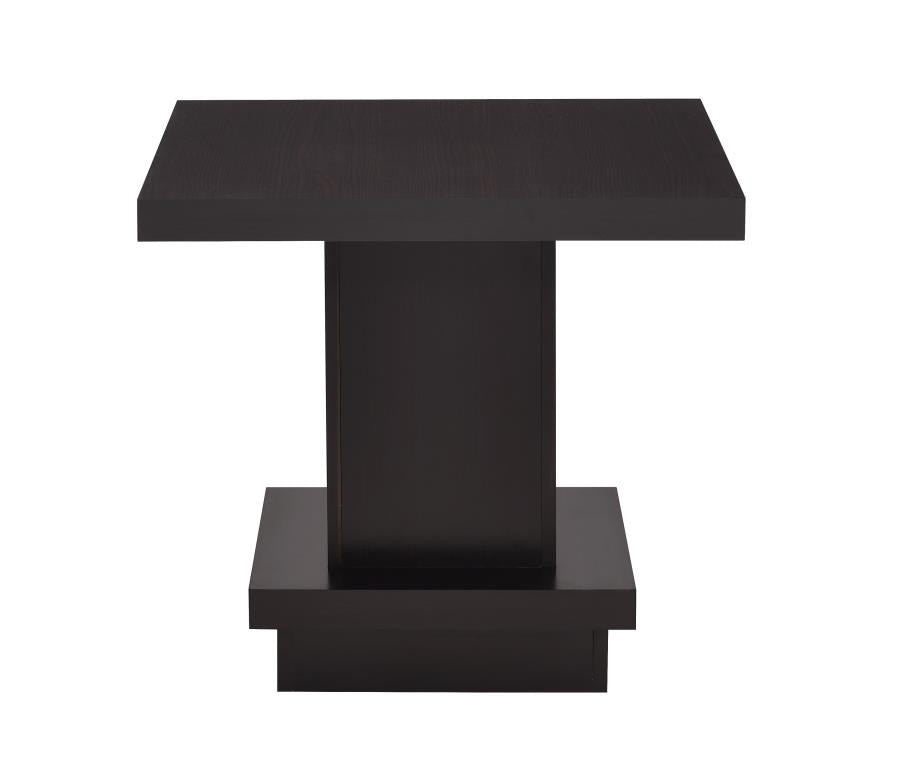 Coaster 705167 Wildon home zipcode design wardell espresso wood finish modern end table