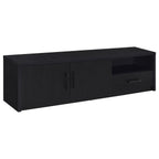Murray Black 70" TV Stand with 2 Doors & Drawer – 706213