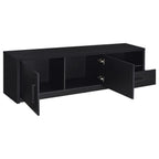 Murray Black 70" TV Stand with 2 Doors & Drawer – 706213