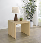 Canoga Light Oak Finish U-Shape End Table – 706347