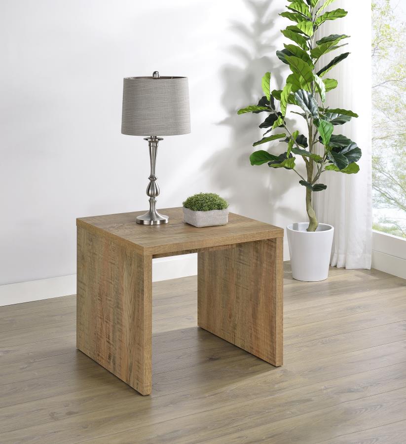 Canoga Mango Finish U-Shape End Table – 706537