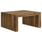 Coaster 708418 Wildon darby home co farmhouse rustic auburn sheesham wood square coffee table