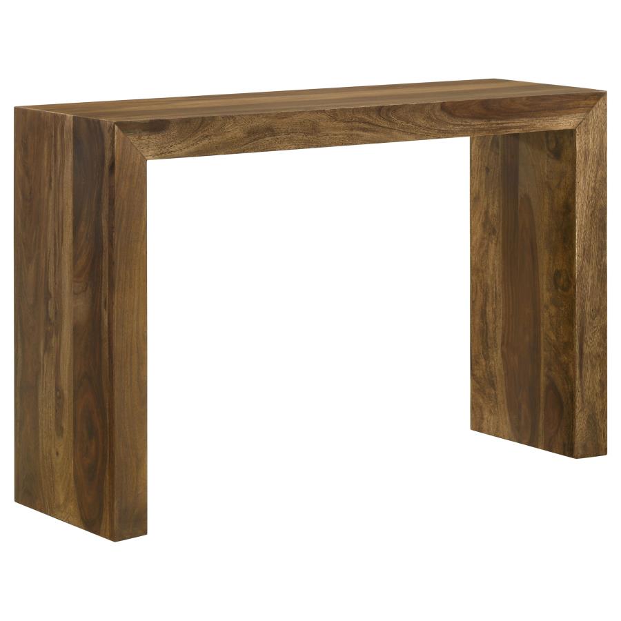 Coaster 708419 Wildon darby home co farmhouse rustic auburn sheesham wood sofa entry console table