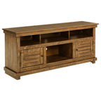 Payne Distressed Brown Wood 60" 2-Door Country Cottage Style TV Stand – 710042