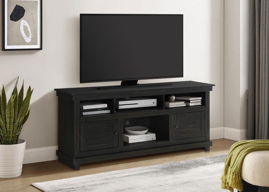Payne Distressed Brown 60" 2-Door Farmhouse TV Stand – 710062