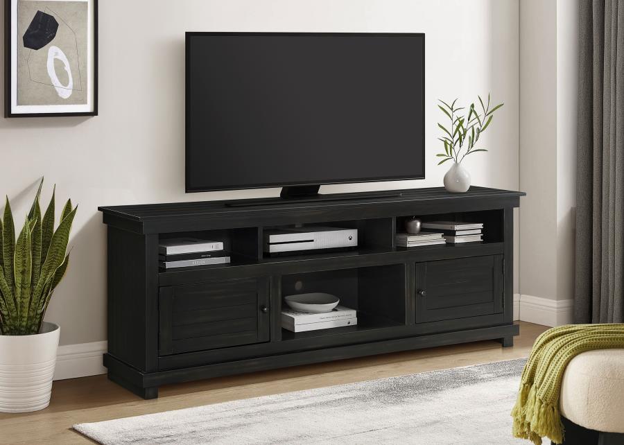 Payne Distressed Brown 70" 2-Door Farmhouse TV Stand – 710063