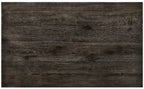 Acme 71880-82 7 pc claudia II weathered gray finish wood dining table set