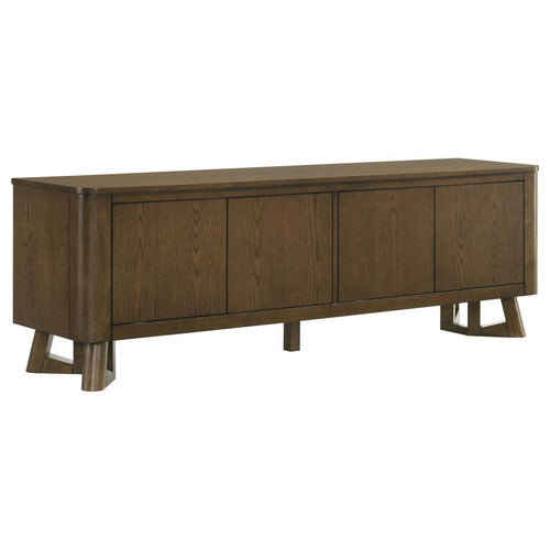 Trotter Brown 71" 4-Door Transitional TV Stand – 720133