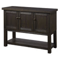 Acme 72214 Haddie distressed walnut finish wood server sideboard cabinet