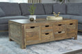 Coaster 723888 Wildon darby home co Esther solid sheesham wood coffee table multiple drawers