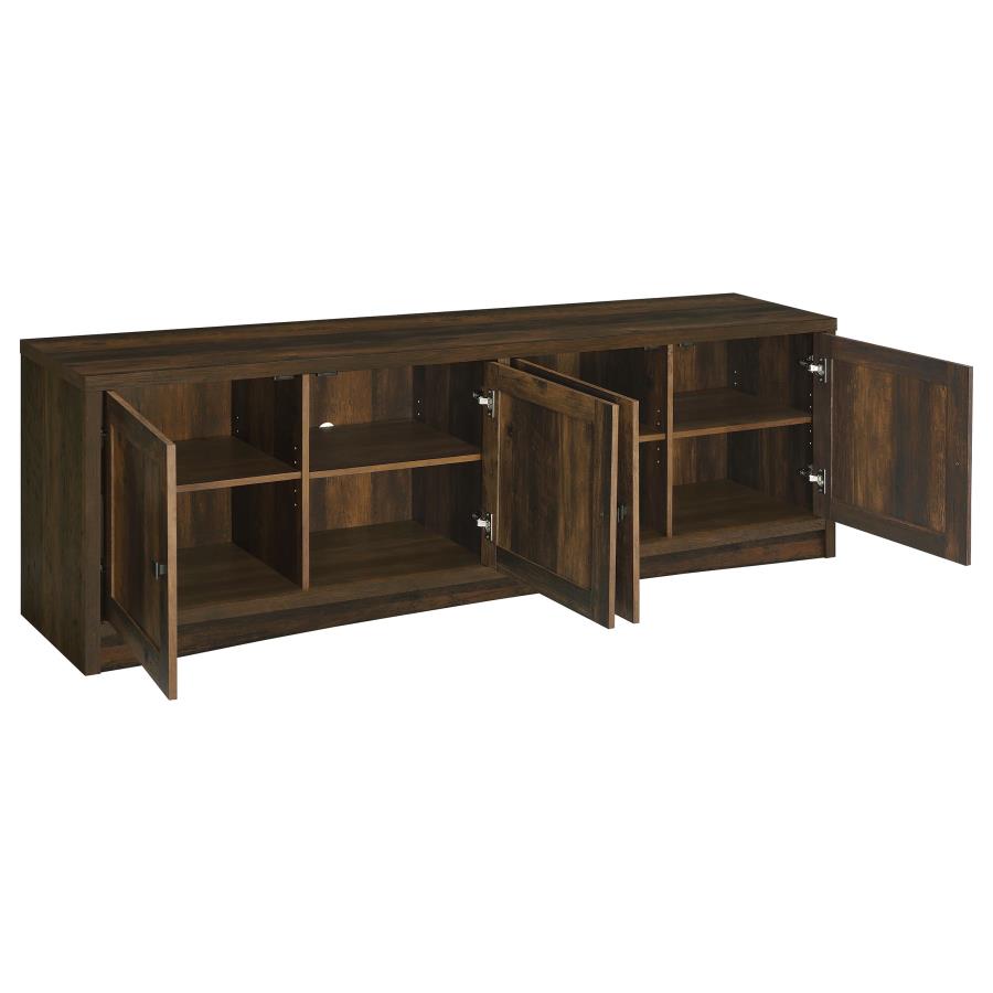 Laughlin Dark Pine 3-Piece Entertainment Center with TV Stand & Media Towers – 724123-SET