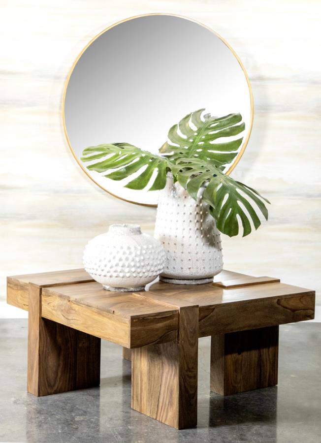 Coaster 724138 Wildon darby home co Esther solid sheesham wood square coffee table